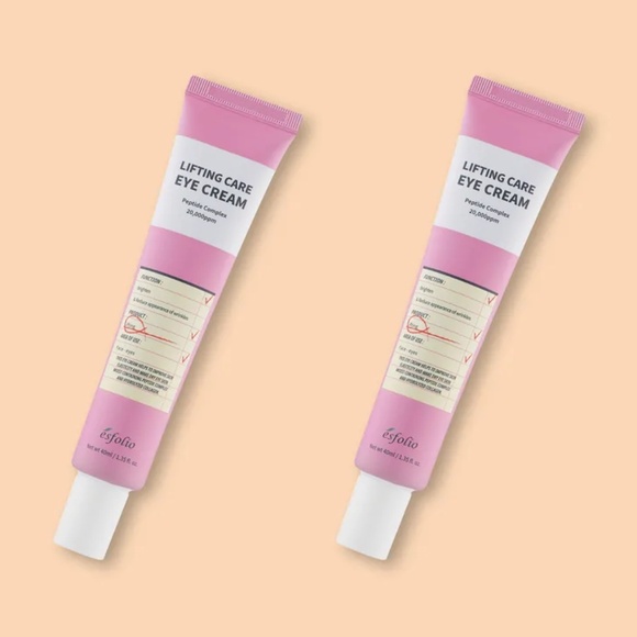 Lot 2pc New Korean Esfolio Lifting Care Eye Cream Peptide Energy 40ml 1.35fl oz